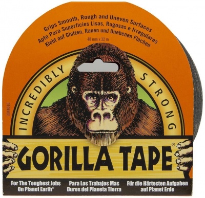 Gorilla Insulating Tape 47.7 mm x 32 m, Black