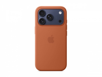 Apple iPhone 17 Pro Silicone Case with MagSafe – Terra Cotta | Apple
