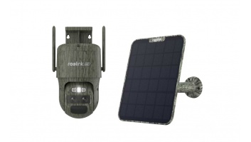 Reolink | TrackMix Series G770 Camouflage with Solar Panel 2 4G LTE Dual-Lens Battery Security Camera | PTZ | 4 MP | 2.8mm/F1.6 | IP65 | H.264/H.265 | Micro SD, Max. 256 GB