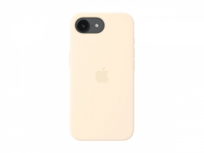 Apple iPhone 17e Silicone Case with MagSafe – Vanilla | Apple