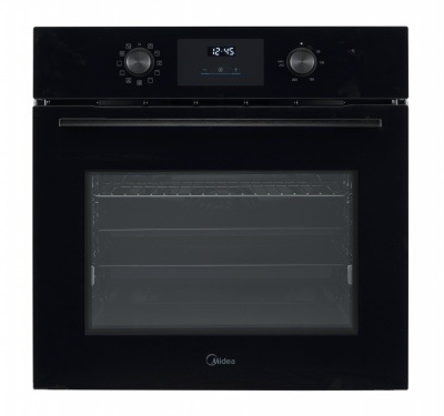 Midea MBO65M80M1-BK Oven, Built-in, Electric, Width 59.5 cm, Touch Display, Black