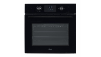 Midea MBO65M80M1-BK Oven, Built-in, Electric, Width 59.5 cm, Touch Display, Black