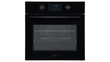 Midea MBO65M80D2-BK Oven, Built-in, Electric, Width 59.5 cm, Touch Display, Black