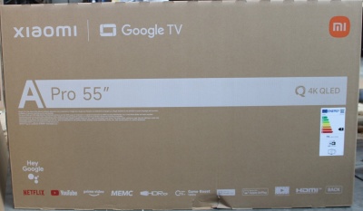 SALE OUT. Xiaomi QLED TV A Pro 2026 55'' | Xiaomi QLED TV A Pro 2026 | 55 | Smart TV | Google TV | 4K UHD | DAMAGED PACKAGING