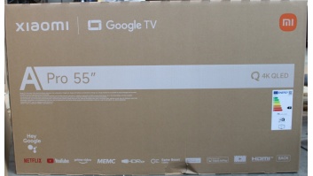 SALE OUT. Xiaomi QLED TV A Pro 2026 55'' | Xiaomi QLED TV A Pro 2026 | 55 | Smart TV | Google TV | 4K UHD | DAMAGED PACKAGING
