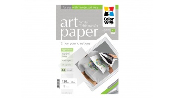 ART | Photo Paper T-shirt transfer (white) | 120 g/m² | A4