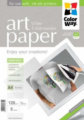 ART | Photo Paper T-shirt transfer (white) | 120 g/m² | A4