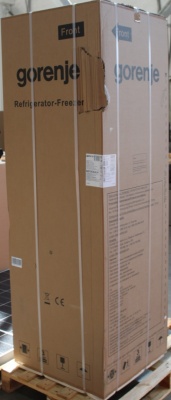 Gorenje Refrigerator | N619EAXL4 | Energy efficiency class E | Free standing | Combi | Height 186 cm | No Frost system | Fridge net capacity 207 L | Freezer net capacity 97 L | Display | 39 dB | Grey | DAMAGED PACKAGING, DENTED DOOR, RIGHT AND BACKSIDE