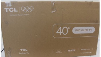 SALE OUT. TCL 40S5K 40" (101.6 cm) Full HD QLED TV with HDR and Android TV | SALE OUT. | TCL QLED TV | 40S5K | 40 | Smart TV | Android TV | FHD | Black | USED, SCRATCHED