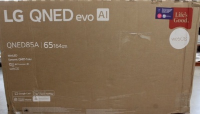 SALE OUT. LG 65QNED85A3C 65" (165 cm) 4K Smart TV | SALE OUT. LG 4K QNED MiniLED TV | 65QNED85A3C | 65 | Smart TV | webOS 25 | 4K UHD | DAMAGED PACKAGING