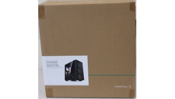SALE OUT. Deepcool CH560 Digital MID TOWER CASE | Deepcool MID TOWER CASE | CH560 Digital | Side window | Black | Mid-Tower | DAMAGED PACKAGING, DENTED EDGE (BACK) | ATX PS2