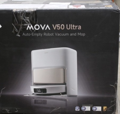 SALE OUT. MOVA V50 Ultra Robot Vacuum, White | MOVA Robot Vacuum | V50 Ultra | Wet&Dry | 6400 mAh | Dust capacity 3.2 L | 24000 Pa | White | DAMAGED PACKAGING | 34 month(s)