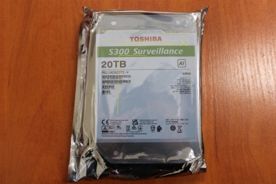 SALE OUT. | Toshiba Hard Drive BULK/OEM | S300 AI Surveillance | 7200 RPM | 20000 GB | REFURBISHED