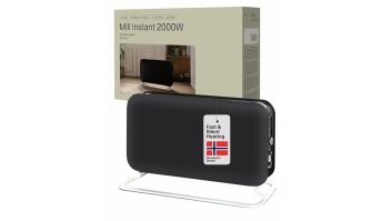 Mill | Heater | SG2000LED | Convection Heater | 2000 W | Number of power levels 3 | Suitable for rooms up to 5-20 m² | Black
