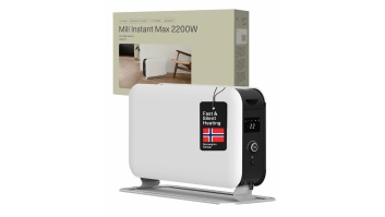 Mill | Heater | CO2200LEDMAX | Convection Heater | 2200 W | Number of power levels 3 | Suitable for rooms up to 5-30 m² | White