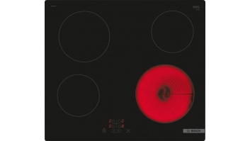 Bosch | Hob | PKE611BA2E Series 4 | Vitroceramic | Number of burners/cooking zones 4 | Touch | Black