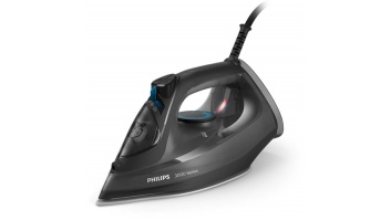 PHILIPS 3000 sērijas Tvaika gludeklis, 2600W, melns