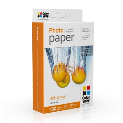 Photo Paper | PG2601004R | Glossy | White | 260 g/m² | 10 x 15 cm