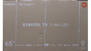 SALE OUT. Xiaomi TV S Mini LED 65 2026 | SALE OUT. Xiaomi | S Mini LED 2026 | 65 | Smart TV | Google TV | 4K UHD | Dark Grey | DAMAGED PACKAGING, DENTED BACKSIDE