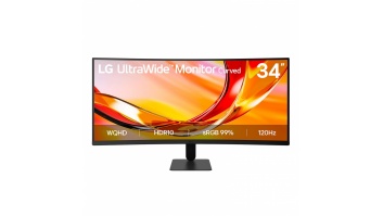 LCD Monitor|LG|34 "|3440 x 1440 pixels|UltraWide Quad HD|Native aspect ratio 21:9|LCD|Curved|34U601B-B