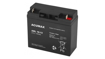 BATTERY 12V 18AH VRLA/AM18-12 ACUMAX EMU