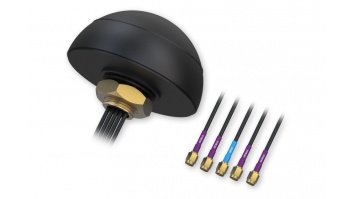 Teltonika Combo Quad Mobile/GNSS Roof SMA Antenna | PR1KCL28 | Screw mounted | Gain 28±2 dB | 698-960/1710-2690 GHz | Antenna connector type SMA Male