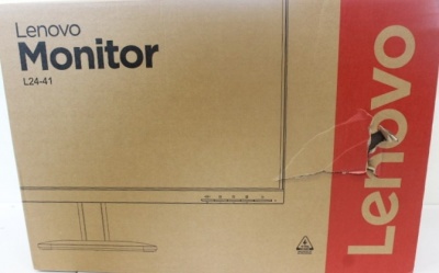 SALE OUT. Lenovo L24-41 23.8 IPS 1920x1080/16:9/250 nits/HDMI/Raven Black/3Y Warranty | Lenovo L24-41 | 23.8 " | IPS | FHD | 16:9 | 100 Hz | 4/6 ms | 1920 x 1080 pixels | 250 cd/m² | HDMI ports quantity 1 | Raven Black | Warranty 36 month(s) | DAMAGED PAC
