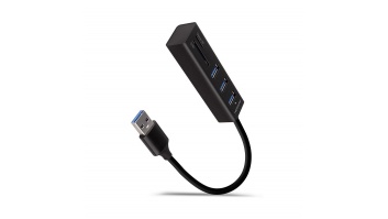 I/O HUB USB3.2 3P SD/MICROSD/0.2M HMA-CR3A AXAGON