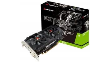 Graphics Card|BIOSTAR|NVIDIA GeForce GTX 1050 TI|4 GB|GDDR5|128 bit|PCIE 3.0 16x|Memory 7008 MHz|GPU 1291 MHz|Dual Slot Fansink|1xDVI-D|1xHDMI|1xDisplayPort|VN1055TF41