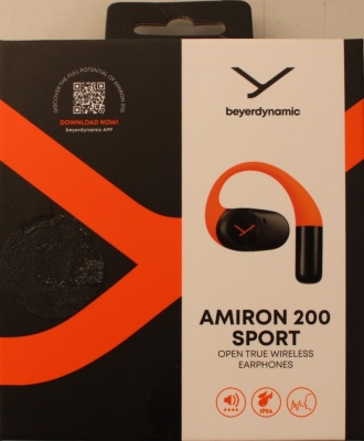 SALE OUT. Beyerdynamic AMIRON 200 Open TWS earphones with charging case and USB cable, Sport Sample DEMO | Beyerdynamic DEMO | Warranty 24 month(s)