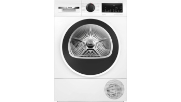 Bosch Dryer Machine with Heat Pump | WQG2450ISN | Energy efficiency class Class D | Front loading | 9 kg | LCD | Depth 61.3 cm | White