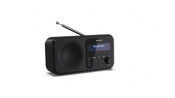 Sharp DR-P420(BK) Tokyo Portable Digital Radio, FM/DAB/DAB+, Bluetooth 5.0, USB or Battery Powered, Midnight Black | Sharp | Tokyo Portable Digital Radio | DR-P420(BK) | Bluetooth | Midnight Black