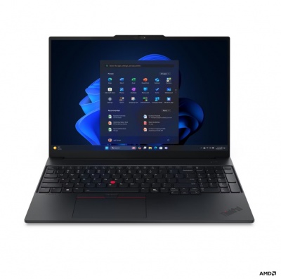 Lenovo ThinkPad E16 G4 AMD | Black | 16 " | IPS | WUXGA | 1920 x 1200 pixels | Anti-glare | AMD Ryzen AI 5 | 330 | 16 GB | SODIMM DDR5 | Solid-state drive capacity 512 GB | AMD Radeon 820M Graphics | Windows 11 Pro | 802.11be | Bluetooth version 5.4 | Key