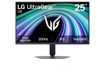 LG 25G523B-B UltraGear | 25 " | IPS | FHD | 16:9 | 200 Hz | 1 ms | 1920 x 1080 pixels | 300 cd/m² | HDMI ports quantity 2
