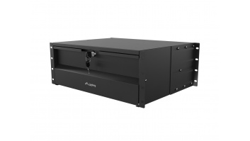 Lanberg 19" Drawer 4U/483x360 mm max load capacity up to 90 kg 4 point assembly, Black | Lanberg