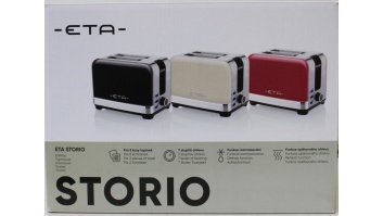 SALE OUT. ETA ETA916690040 STORIO Toaster, Power 930 W, 2 slots, Stainless steel, Beige | ETA | Storio Toaster | ETA916690040 | Power 930 W | Housing material Stainless steel | Beige | DAMAGED PACKAGING, DEMO