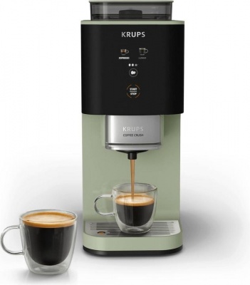 Krups Coffee Crush Coffee maker SA401LE0, Black/Green | Krups