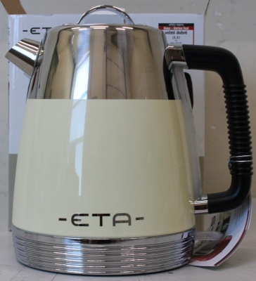 SALE OUT. ETA ETA918690040 Storio Kettle, Power 2150 W, Capacity 1.7 L, Stainless steel, Beige | SALE OUT. ETA | Storio Kettle | ETA918690040 | Standard | 2150 W | 1.7 L | Stainless steel | 360° rotational base | Beige | USED