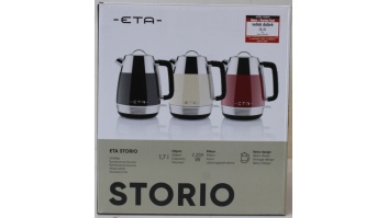 SALE OUT. ETA ETA918690040 Storio Kettle, Power 2150 W, Capacity 1.7 L, Stainless steel, Beige | SALE OUT. ETA | Storio Kettle | ETA918690040 | Standard | 2150 W | 1.7 L | Stainless steel | 360° rotational base | Beige | USED