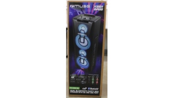 SALE OUT. Muse M-1990 DJ Party Box Double Bluetooth CD, DAMAGED PACKAGING | Muse | Party Box Double Bluetooth CD Speaker | M-1990 DJ | Warranty 24 month(s) | 1000 W | Bluetooth | Wireless connection | Portable | Black | DAMAGED PACKAGING