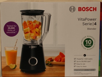 SALE OUT. | Bosch | Blender | MMB6141W VitaPower Series 4 | Tabletop | 1200 W | Jar material Tritan | Jar capacity 1.5 L | White | DAMAGED PACKAGING