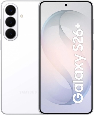 Samsung Galaxy S26+ (S947) (White) 6.7” Dynamic AMOLED 2X, 3120x1440, 3.4GHz&2.76GHz&2.36GHz/256GB/12GB RAM/Android/WiFi,BT,5G | Samsung