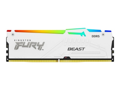 Kingston KF564C32BWEA-32 32GB 6400MT/s DDR5 CL32 DIMM FURY Beast White RGB EXPO | Kingston