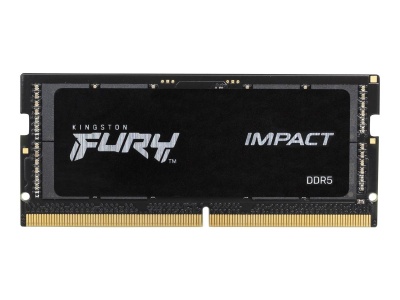 Kingston KF560S38IBK2-32 32GB 6000MT/s DDR5 CL38 SODIMM (Kit of 2) FURY Impact PnP | Kingston