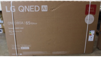SALE OUT. | LG 65QNED80A3A | 65 | Smart TV | webOS | UHD | DAMAGED PACKAGING
