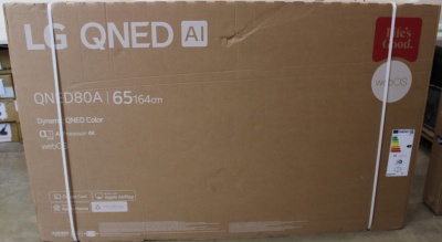 SALE OUT. | LG 65QNED80A3A | 65 | Smart TV | webOS | UHD | DAMAGED PACKAGING