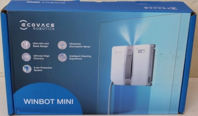 SALE OUT. | Ecovacs Windows Cleaner Robot | WINBOT MINI GREY | Corded | Grey | DAMAGED PACKAGING