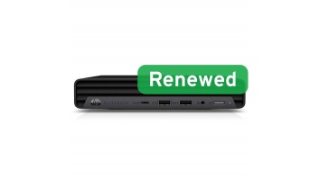 HP Renewed Grade A | EliteDesk 800 G6 Desktop Mini | Intel Core i5 | i5-10500T | 16 GB | SSD | 256 GB | Intel UHD Graphics 630 | Windows 11 Pro