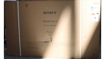 SALE OUT. Sony K55S35B Bravia 3 55" (139cm) 4K Ultra HD Smart Google D-LED TV | SALE OUT. Sony K-55S3 | 55" (139 cm) | Android | UHD | Black | DAMAGED PACKAGING