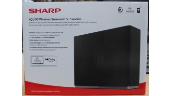 SALE OUT. Sharp AQUOS Wireless Surround Subwoofer | Sharp AQUOS Surround Subwoofer | CP-AWS0101 | Wi-Fi | DAMAGED PACKAGING | Wireless connection